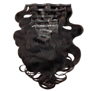 Seamless Bodywave Clip In Extensions